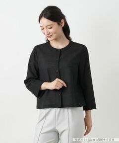 Leilian / レリアン シャツ・ブラウス | クロップドブラウス【Leilian WHITE LABEL】