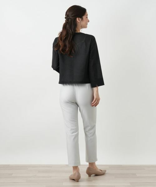 Leilian / レリアン シャツ・ブラウス | クロップドブラウス【Leilian WHITE LABEL】 | 詳細6