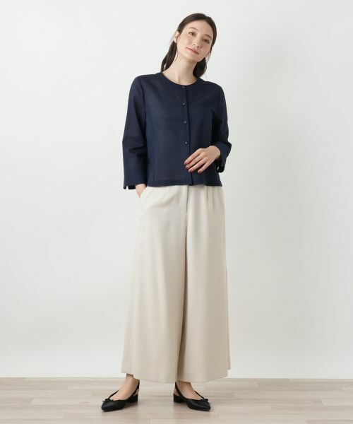 Leilian / レリアン シャツ・ブラウス | クロップドブラウス【Leilian WHITE LABEL】 | 詳細7