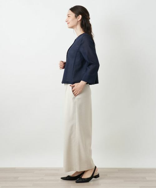 Leilian / レリアン シャツ・ブラウス | クロップドブラウス【Leilian WHITE LABEL】 | 詳細8