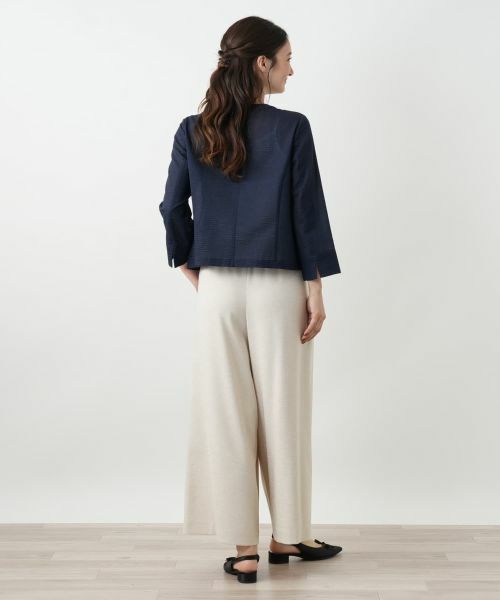 Leilian / レリアン シャツ・ブラウス | クロップドブラウス【Leilian WHITE LABEL】 | 詳細9