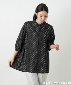 Leilian / レリアン シャツ・ブラウス | スタンドカラーブラウス【Leilian WHITE LABEL】