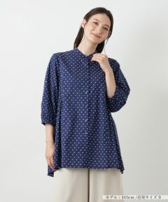 Leilian / レリアン シャツ・ブラウス | スタンドカラーブラウス【Leilian WHITE LABEL】