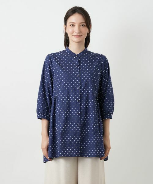 Leilian / レリアン シャツ・ブラウス | スタンドカラーブラウス【Leilian WHITE LABEL】 | 詳細10