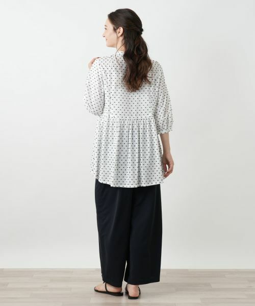 Leilian / レリアン シャツ・ブラウス | スタンドカラーブラウス【Leilian WHITE LABEL】 | 詳細3