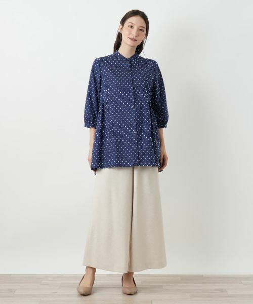 Leilian / レリアン シャツ・ブラウス | スタンドカラーブラウス【Leilian WHITE LABEL】 | 詳細7