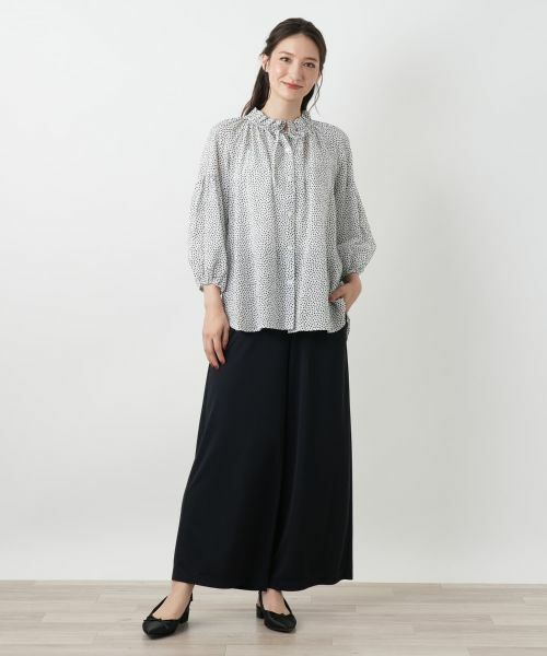 Leilian / レリアン シャツ・ブラウス | プリントブラウス【Leilian WHITE LABEL】 | 詳細1