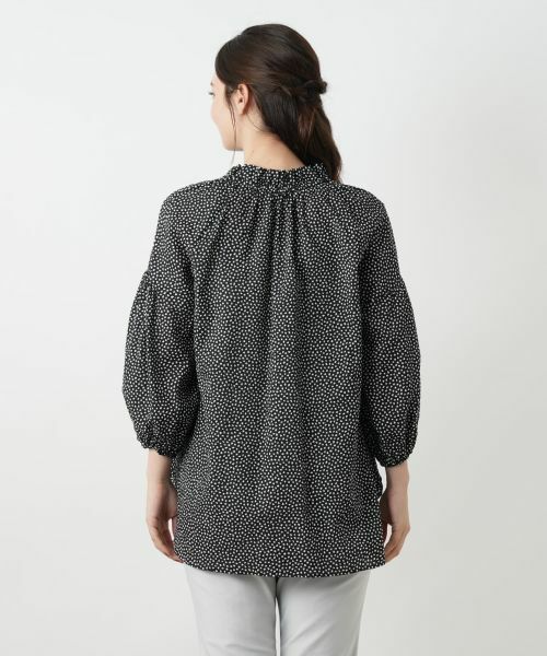 Leilian / レリアン シャツ・ブラウス | プリントブラウス【Leilian WHITE LABEL】 | 詳細9