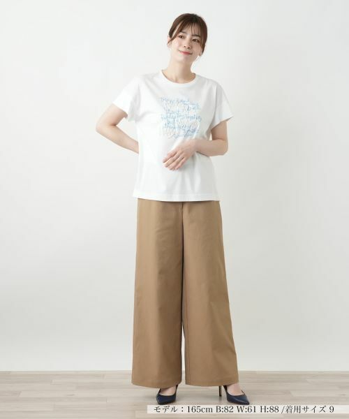 Leilian / レリアン Tシャツ | ロゴデザインTシャツ | 詳細1