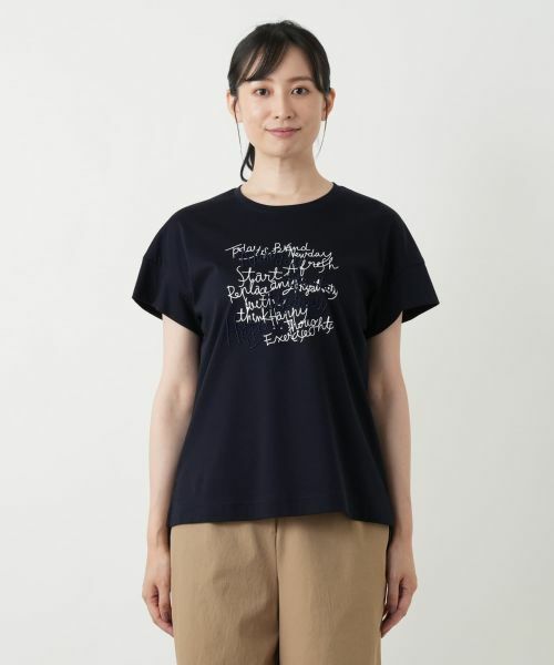 Leilian / レリアン Tシャツ | ロゴデザインTシャツ | 詳細11
