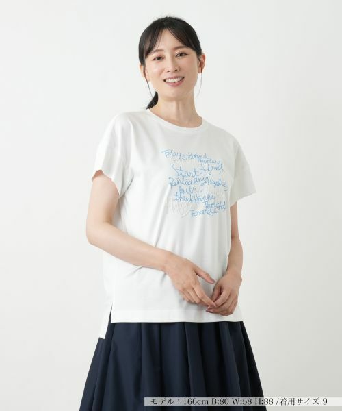 Leilian / レリアン Tシャツ | ロゴデザインTシャツ | 詳細4