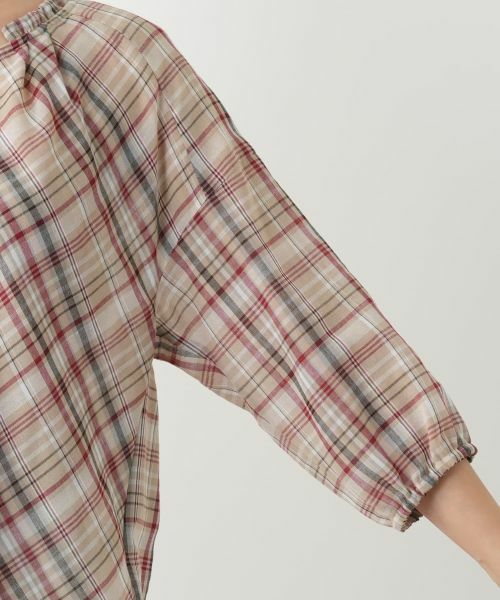 Leilian / レリアン シャツ・ブラウス | チェックフレアブラウス | 詳細12