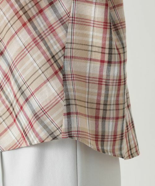 Leilian / レリアン シャツ・ブラウス | チェックフレアブラウス | 詳細13