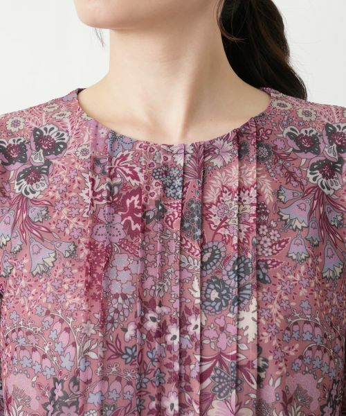 Leilian / レリアン カットソー | プリントピンタックカットソー【BINDA】 | 詳細11