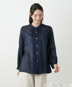 Leilian / レリアン シャツ・ブラウス | スタンドカラーブラウス【Leilian WHITE LABEL】