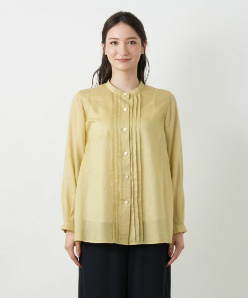 Leilian / レリアン シャツ・ブラウス | スタンドカラーブラウス【Leilian WHITE LABEL】 | 詳細10