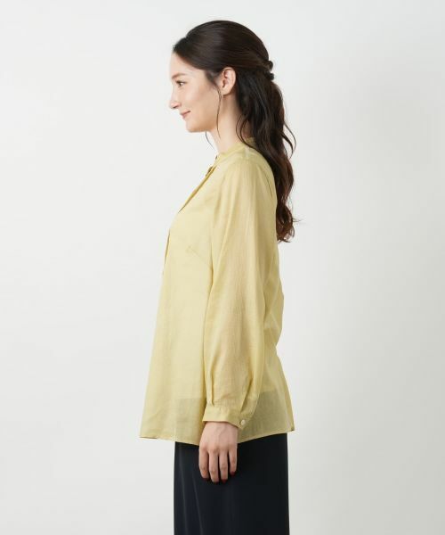 Leilian / レリアン シャツ・ブラウス | スタンドカラーブラウス【Leilian WHITE LABEL】 | 詳細11