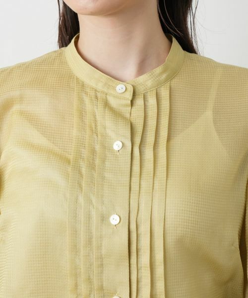 Leilian / レリアン シャツ・ブラウス | スタンドカラーブラウス【Leilian WHITE LABEL】 | 詳細13