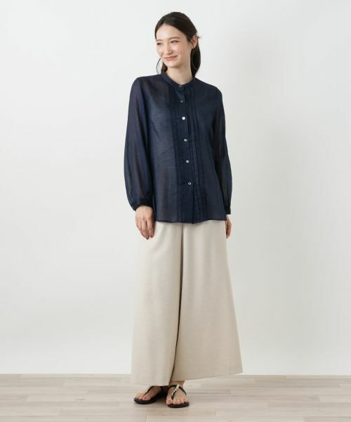 Leilian / レリアン シャツ・ブラウス | スタンドカラーブラウス【Leilian WHITE LABEL】 | 詳細4