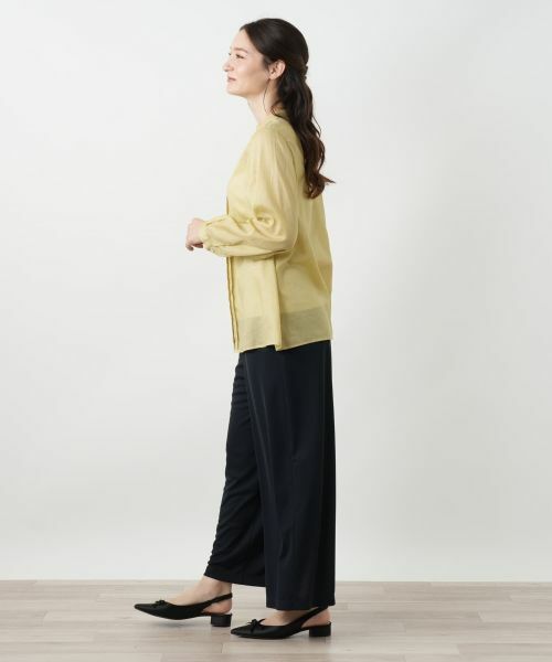 Leilian / レリアン シャツ・ブラウス | スタンドカラーブラウス【Leilian WHITE LABEL】 | 詳細8