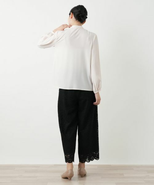 Leilian / レリアン シャツ・ブラウス | ドレープブラウス | 詳細6