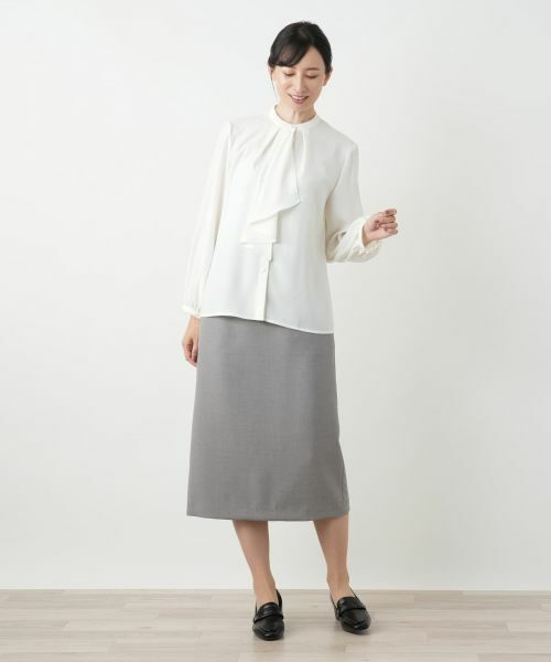 Leilian / レリアン シャツ・ブラウス | ドレープブラウス | 詳細7