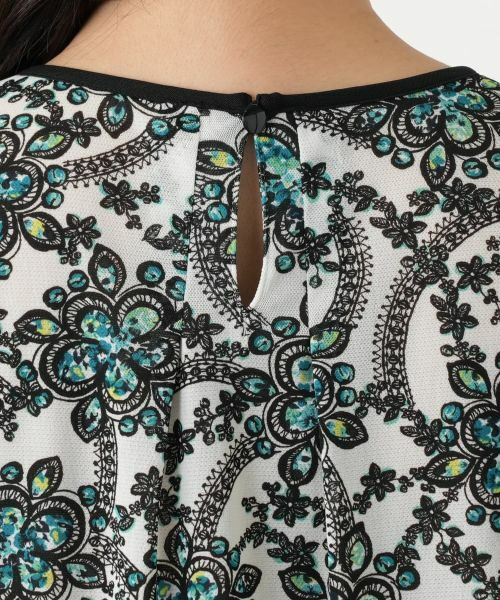 Leilian / レリアン シャツ・ブラウス | プリントフレアブラウス | 詳細12