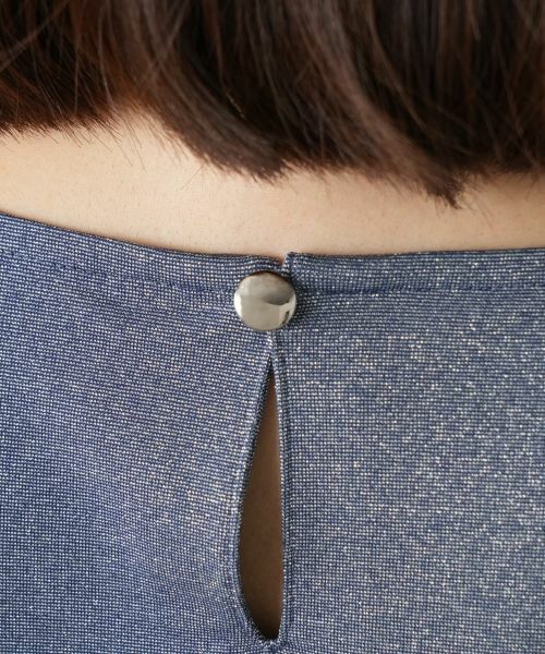 Leilian / レリアン カットソー | ラメタックスリーブカットソー | 詳細11