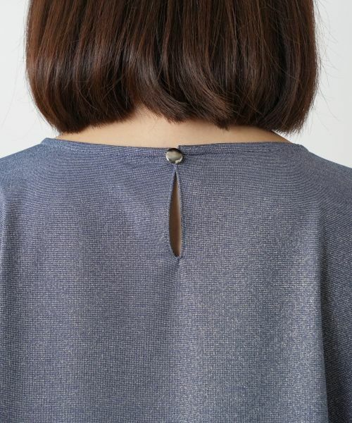 Leilian / レリアン カットソー | ラメタックスリーブカットソー | 詳細8