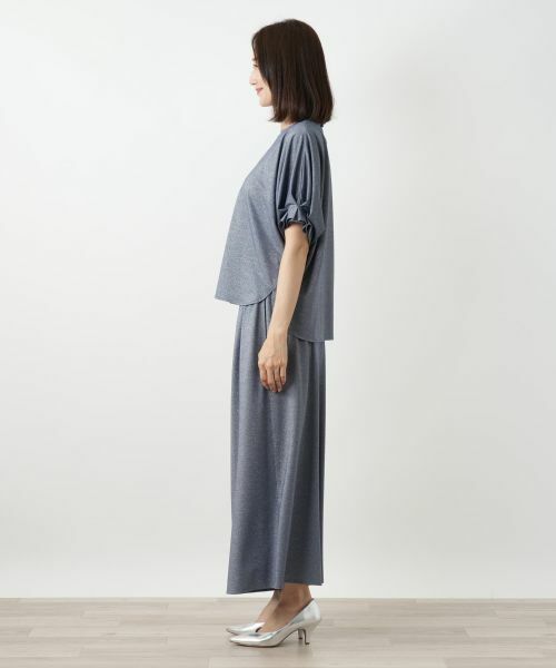 Leilian / レリアン その他パンツ | ラメワイドパンツ | 詳細2