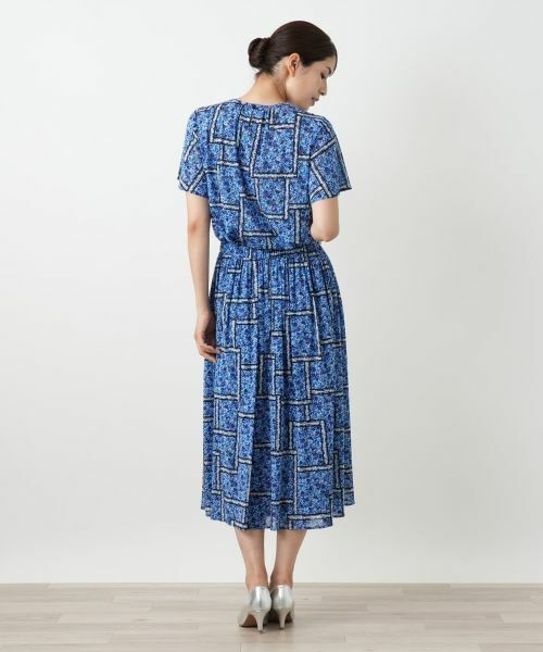 Leilian / レリアン シャツ・ブラウス | フラワー柄クルーネックブラウス | 詳細3