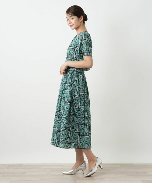 Leilian / レリアン シャツ・ブラウス | フラワー柄クルーネックブラウス | 詳細5