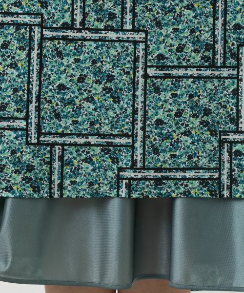 Leilian / レリアン ミニ・ひざ丈スカート | フラワー柄フレアスカート | 詳細12