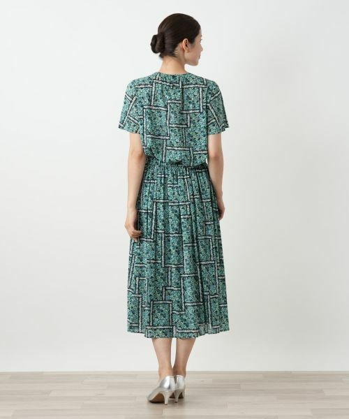 Leilian / レリアン ミニ・ひざ丈スカート | フラワー柄フレアスカート | 詳細6