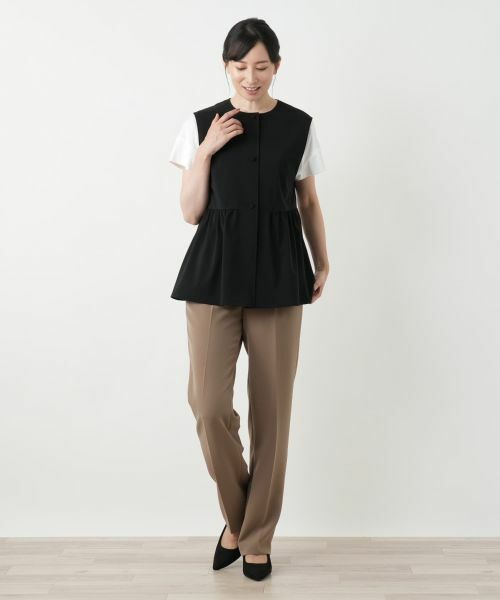 Leilian / レリアン テーラードジャケット | フレアベスト | 詳細1