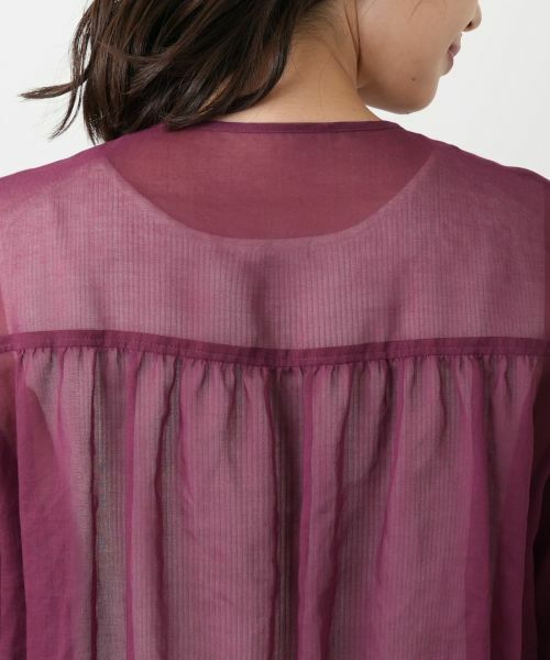 Leilian / レリアン その他アウター | ノーカラーシアーブルゾン | 詳細11