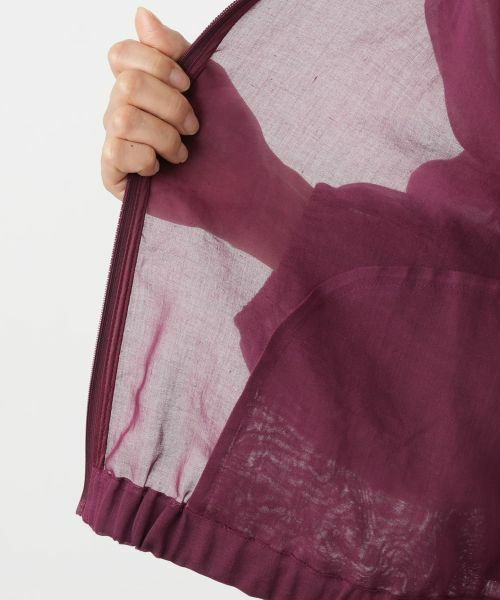 Leilian / レリアン その他アウター | ノーカラーシアーブルゾン | 詳細15