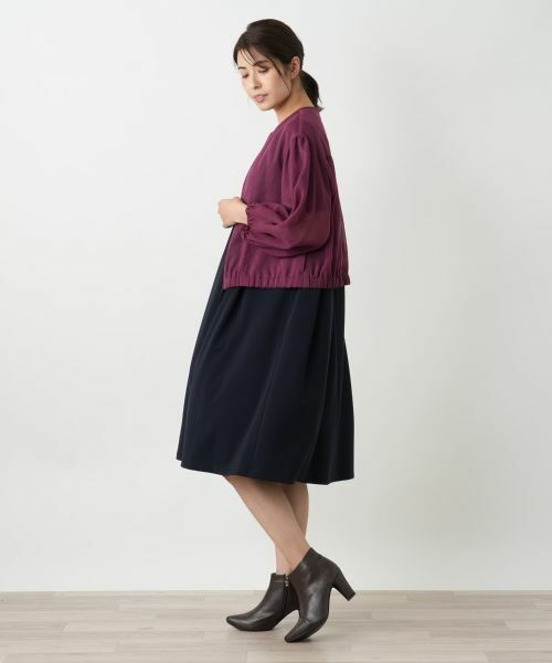 Leilian / レリアン その他アウター | ノーカラーシアーブルゾン | 詳細18