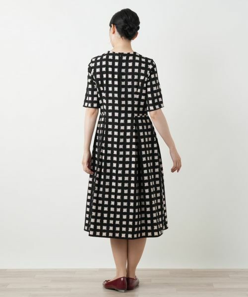 Leilian / レリアン ドレス | 格子柄フレアワンピース | 詳細3