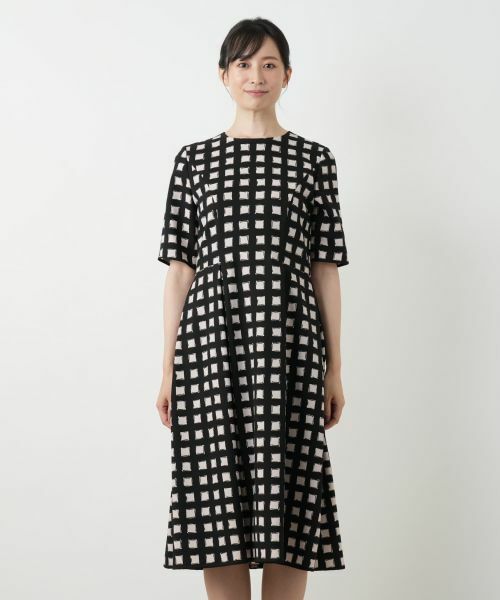 Leilian / レリアン ドレス | 格子柄フレアワンピース | 詳細4