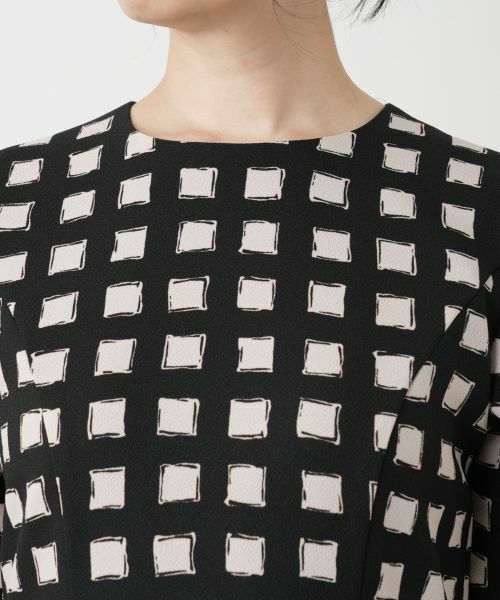 Leilian / レリアン ドレス | 格子柄フレアワンピース | 詳細7