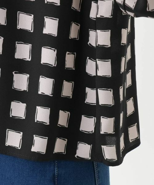Leilian / レリアン シャツ・ブラウス | ボウタイ風格子柄ブラウス | 詳細10