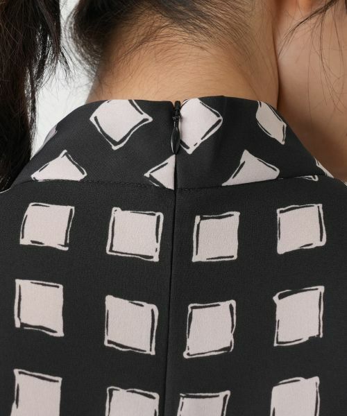 Leilian / レリアン シャツ・ブラウス | ボウタイ風格子柄ブラウス | 詳細11