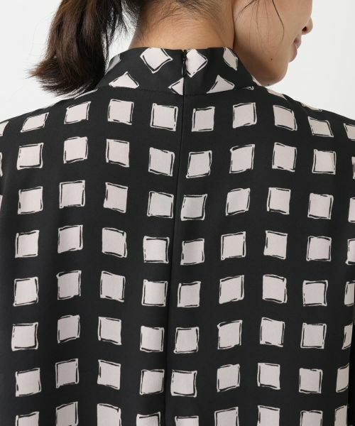 Leilian / レリアン シャツ・ブラウス | ボウタイ風格子柄ブラウス | 詳細8