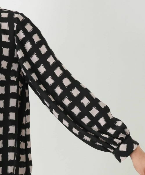 Leilian / レリアン シャツ・ブラウス | ボウタイ風格子柄ブラウス | 詳細9