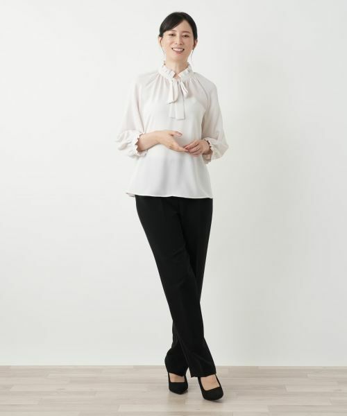 Leilian / レリアン シャツ・ブラウス | ウォッシャブル七分袖ブラウス | 詳細1