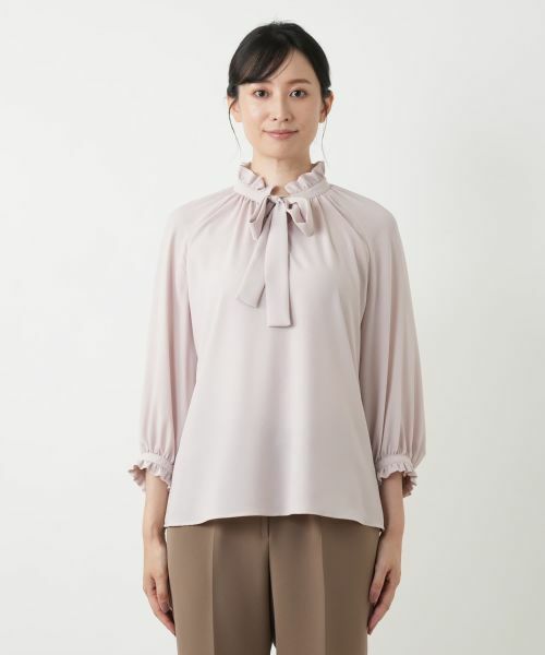Leilian / レリアン シャツ・ブラウス | ウォッシャブル七分袖ブラウス | 詳細11