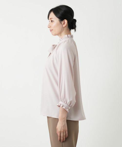 Leilian / レリアン シャツ・ブラウス | ウォッシャブル七分袖ブラウス | 詳細12