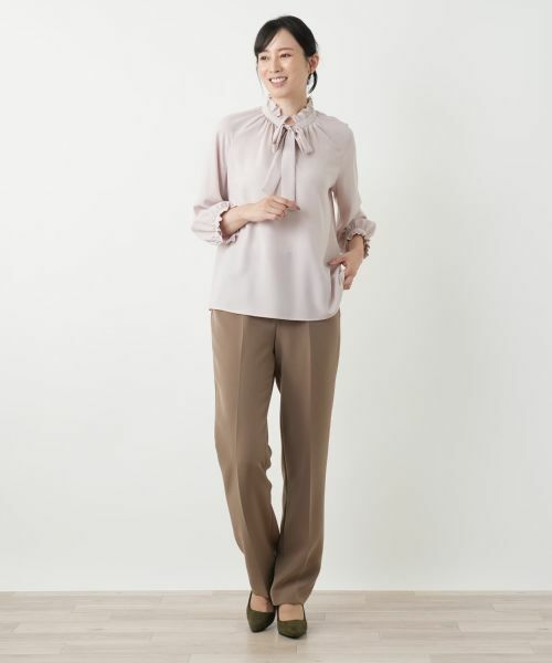 Leilian / レリアン シャツ・ブラウス | ウォッシャブル七分袖ブラウス | 詳細8