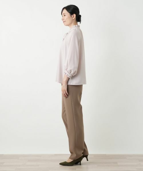 Leilian / レリアン シャツ・ブラウス | ウォッシャブル七分袖ブラウス | 詳細9